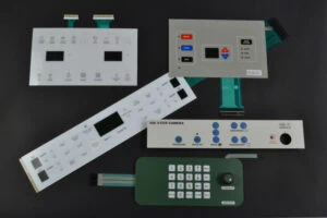 Membrane Switch with Graphic Overlay and Rotary Potentiometer