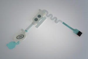 Inter Cranial Pressure Monitoring Patch with Silver / Silver Chloride Ink and Hydrogel
